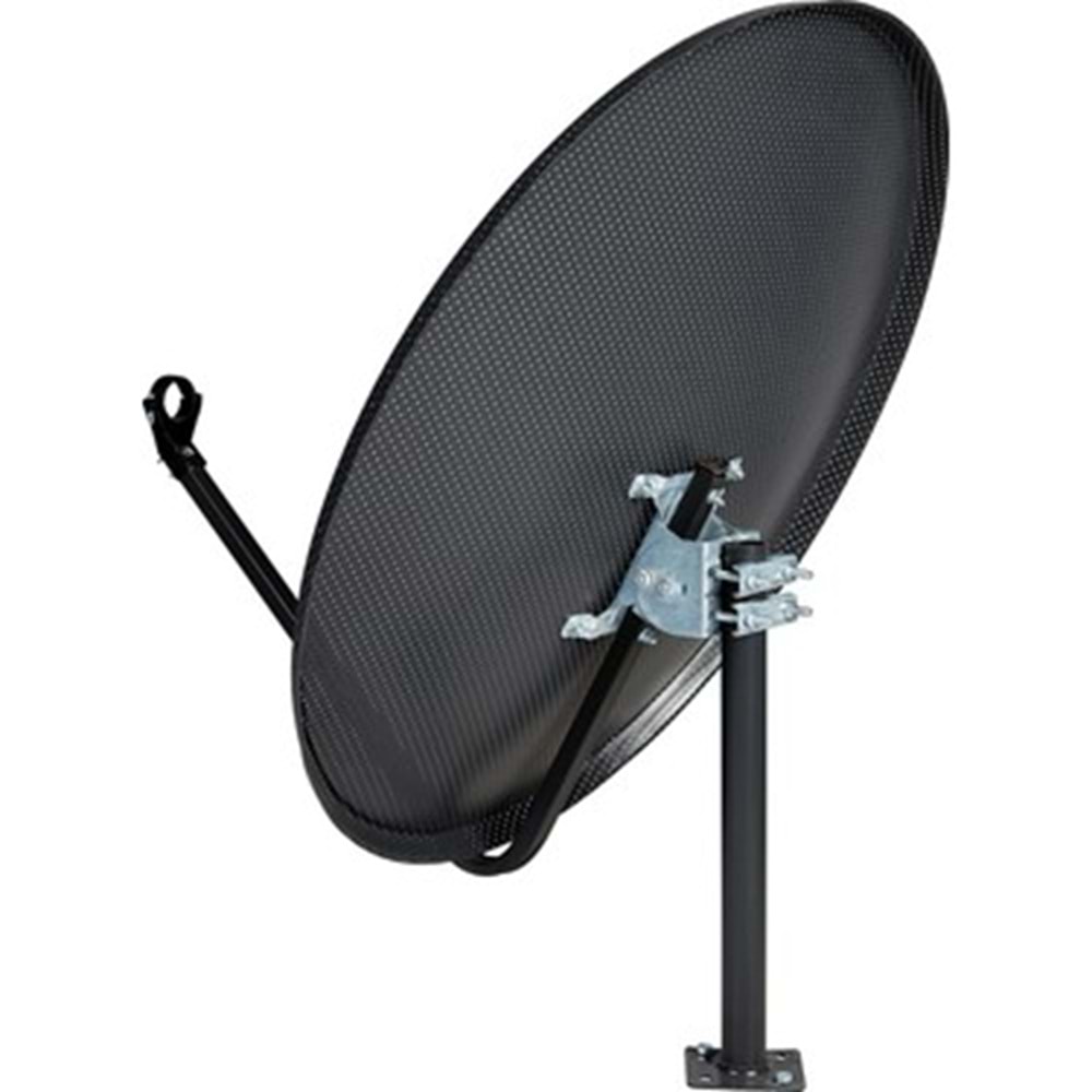 DELİKLİ ÇANAK ANTEN 85CM SİYAH MEGA