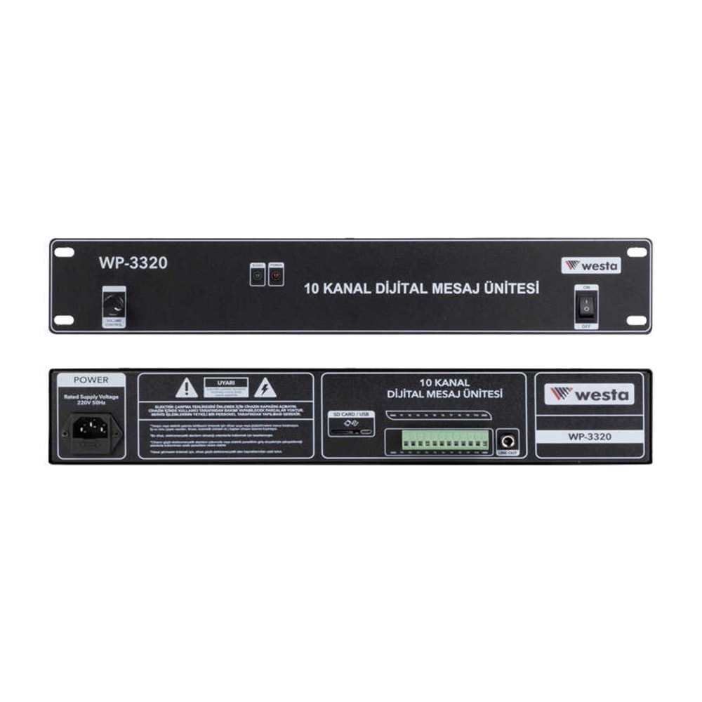 WESTA WP-3320 10 KONTAK ACİL ANONS MODULU