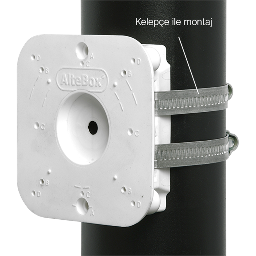 ALTEBOX-BRACKET DİREK MONTAJ APARATI AB-7009 (KELEPÇE HARİÇTİR.)