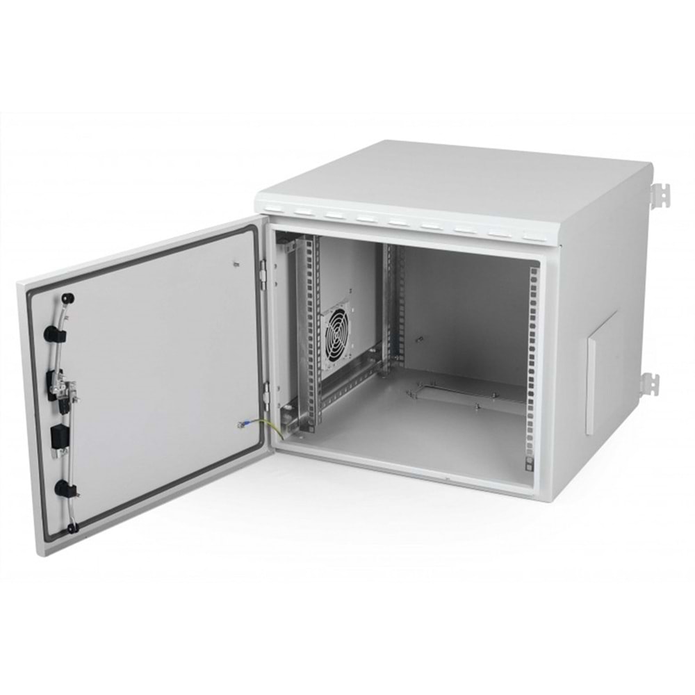 AGER 7U 600X600 AG-OB07U6060B2-D-A-M1-07U6060 OUTDOOR MONTAJLI BASIC DUVAR TIPI KABINET (ON METAL KAPAK KELEBEK KILITLI /D- B2 7035 DIS ORTAM)