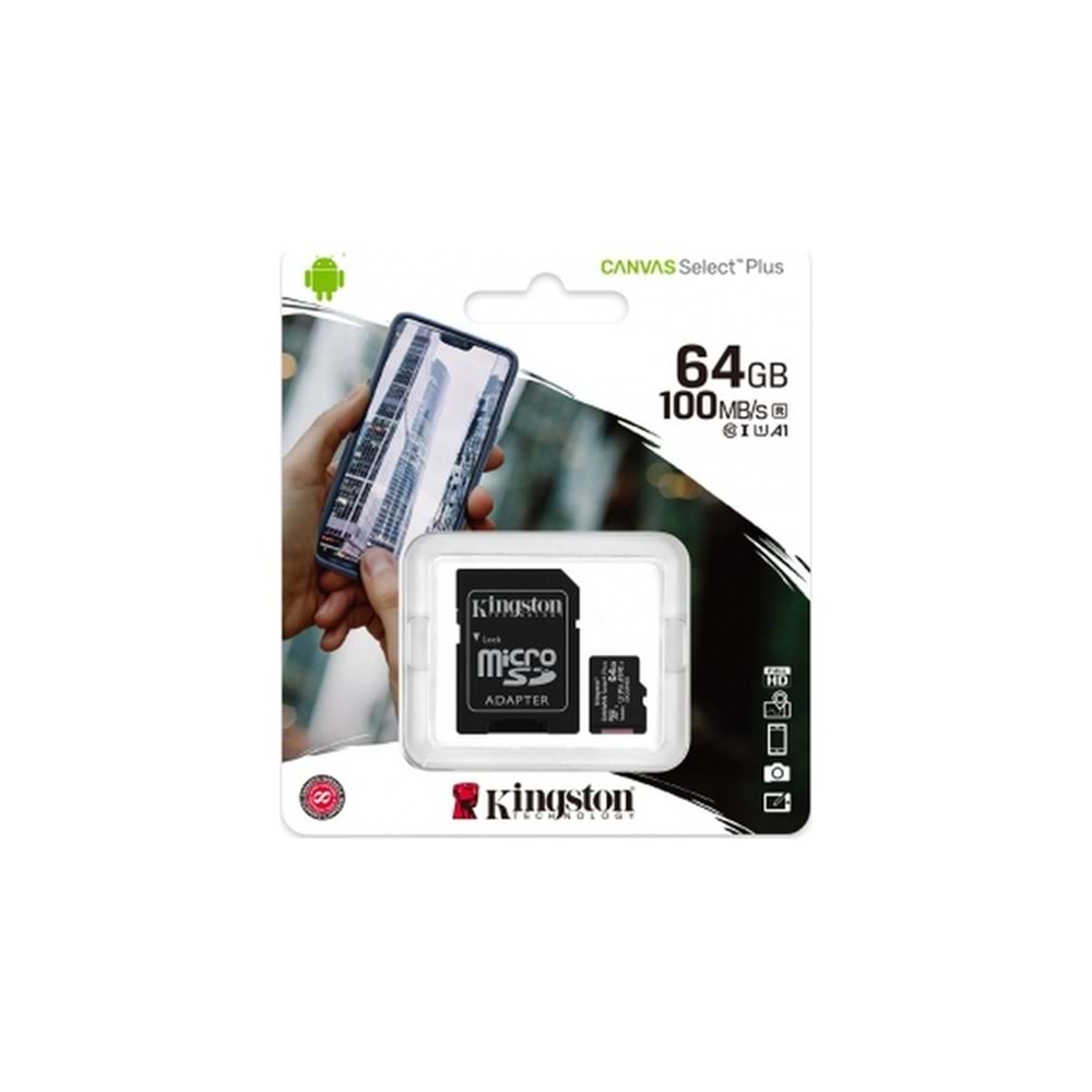 KINGSTON 64 GB MICRO SD HAFIZA KARTI SDCS2
