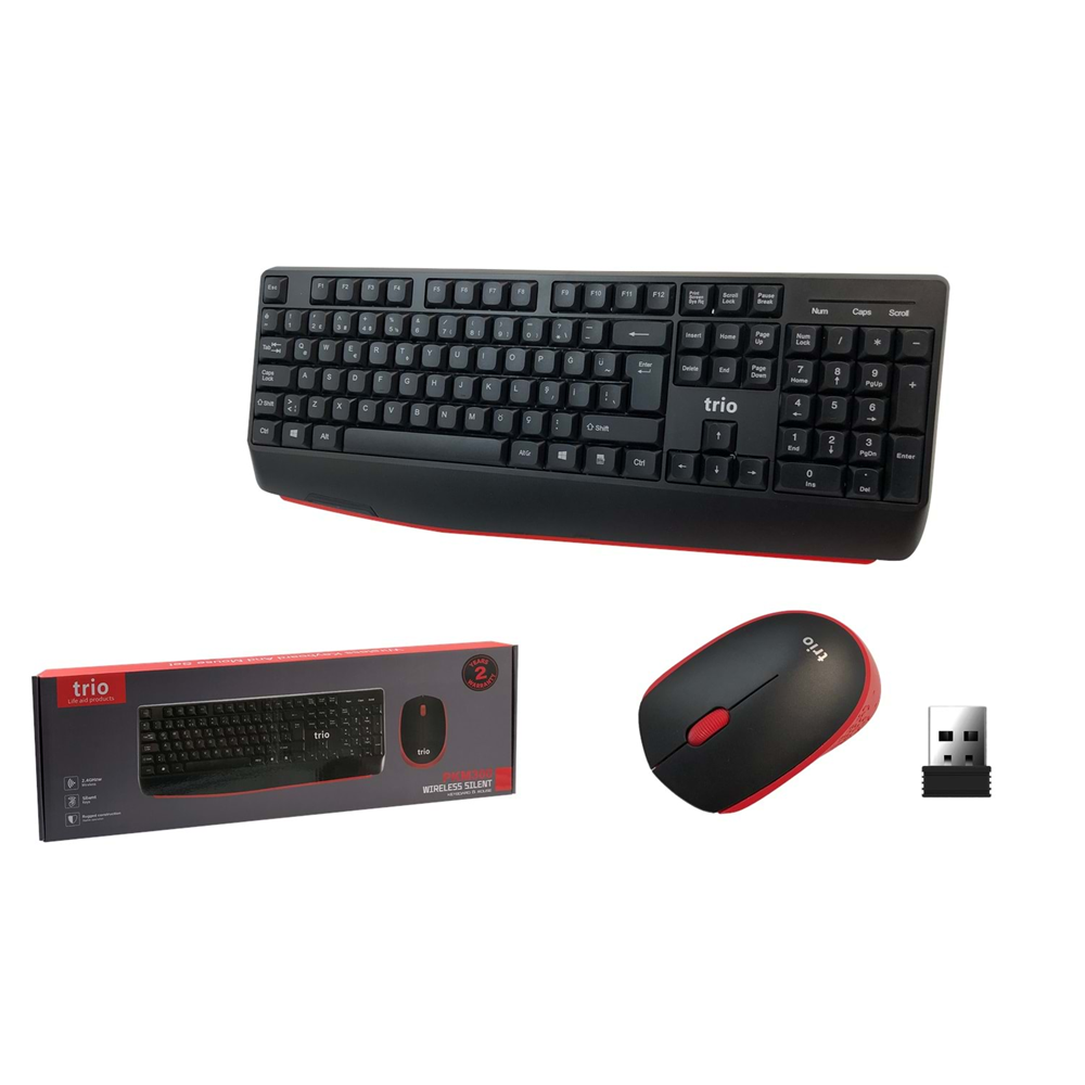 TRİO PKM300 KABLOSUZ KLAVYE MOUSE SET