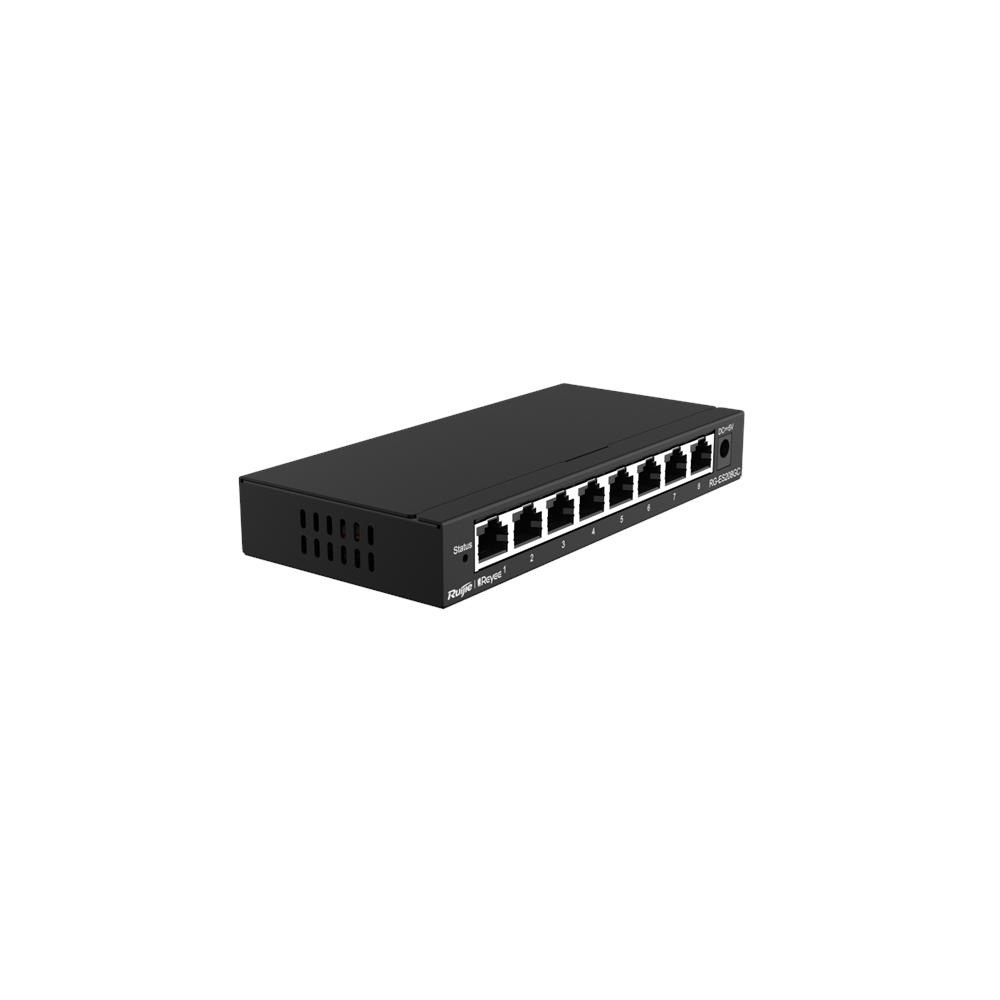 RUIJIE REYEE RG-ES208GC 8 PORT, 10/100/1000 GİGABİT, YÖNETİLEBİLİR SWİTCH