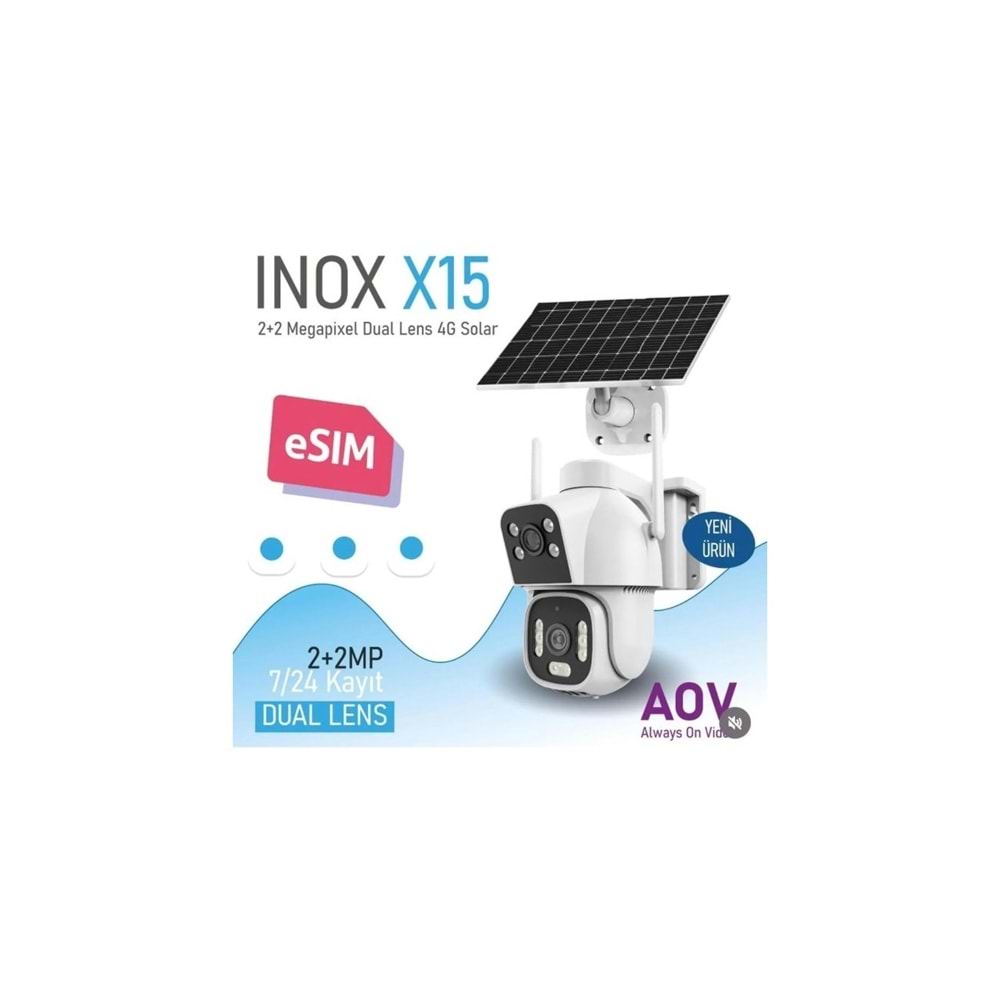 INOX-X15 DUAL LENS AOV HİEASY 4G PTZ KAMERA