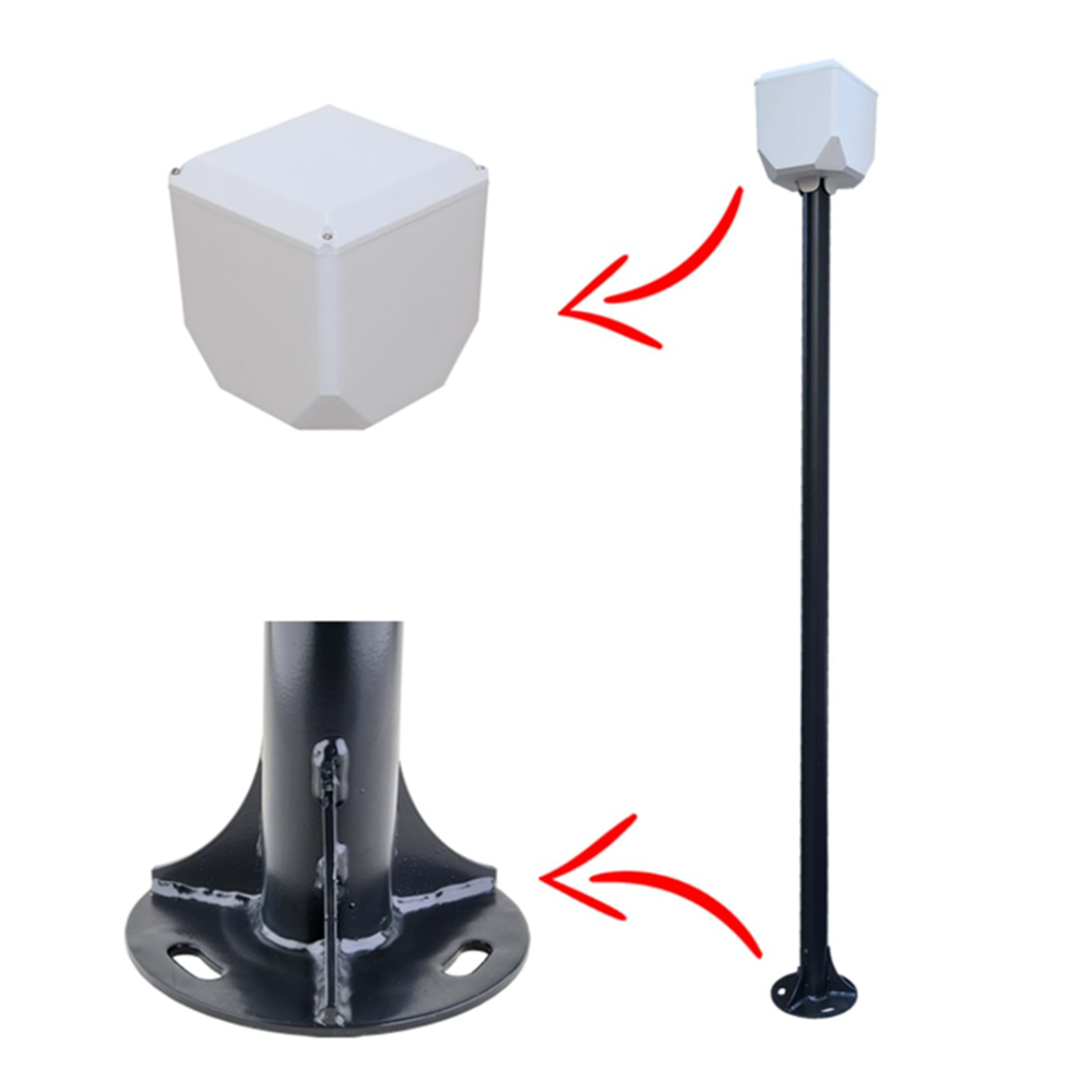 Kamera Direk 3 Metre Fırın Boyalı(TRK-154 Küp Dahil)