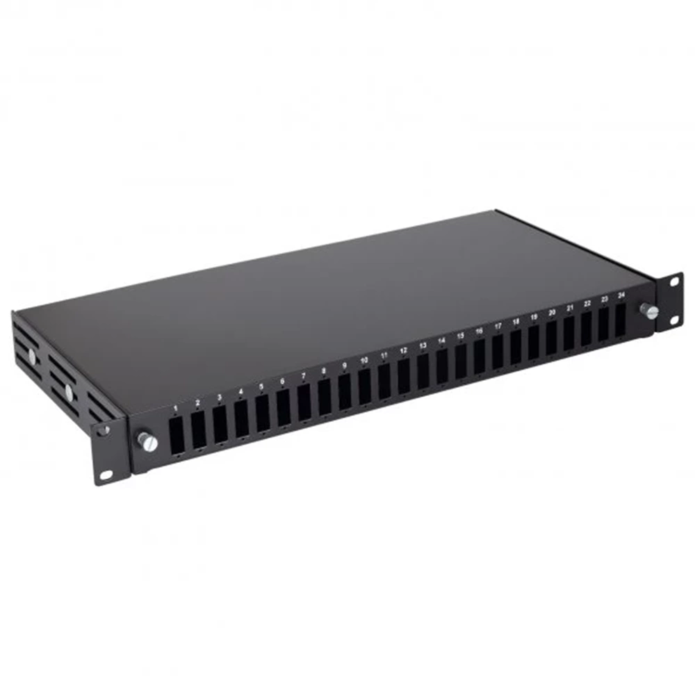 AGER 24 PORT SCD 19 INCH FİBER OPTİK KUTU (S1 SİYAH)
