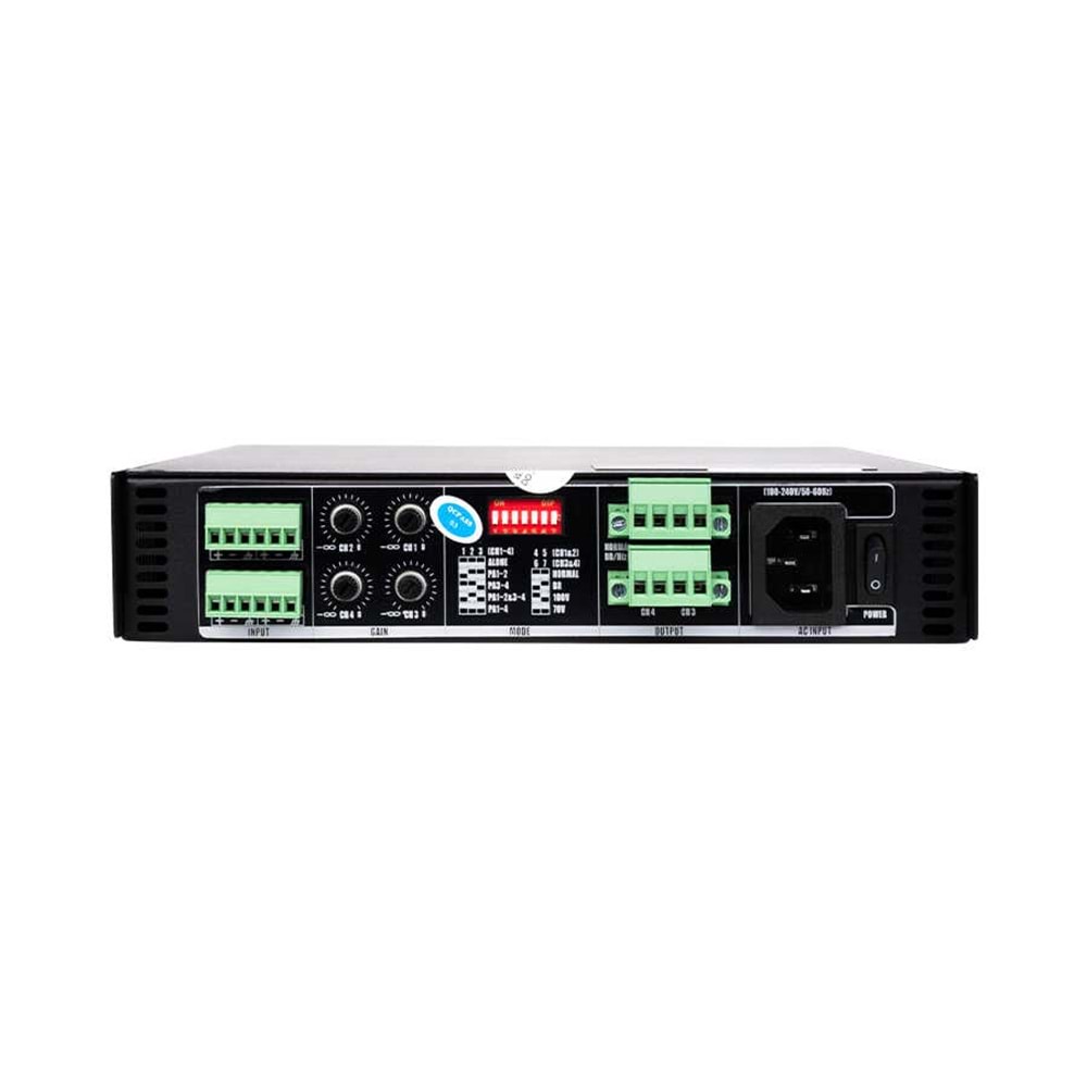 DECON DX4.4 POWER AMFİ 4X500W/4 OHM - 2X1000WATT 100V