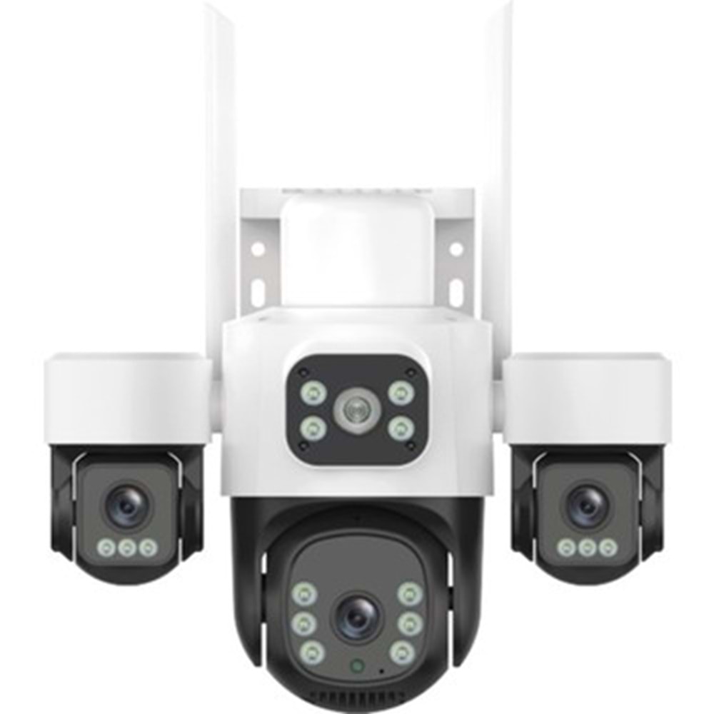 INOX-X113 3+3+3MP 3 LENSLİ WİFİ PTZ KAMERA