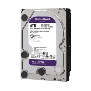 WD PURPLE 4TB 256MB SATA3 180TB/Y 7/24