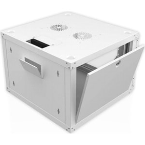 AGER 16U 600X600 MONTAJLI AGENA SERISI DUVAR TIPI KABINET (ON CITALI CAM/C- B1 BEYAZ)
