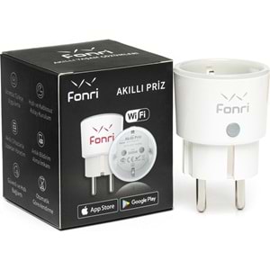 FONRI Wİ-Fİ AKILLI PRİZ 16A 3680W NAS-WR01W ( TEK BAŞINA KULLANILABİLİR)