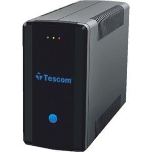 TESCOM LEO+ 650VA 1F/1F(1X7A) 5/10DK LİNE İNTERAKTİF UPS