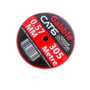 GABBLE CAT6 DIŞ ORTAM KABLO 305mt 23AWG (0.60mm)