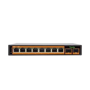 Tiandy PS-1008G-2G2SFP 8 Port Yönetilmeyen Full Gigabit AI POE Switch ( 8G + 2G + 2SFP )