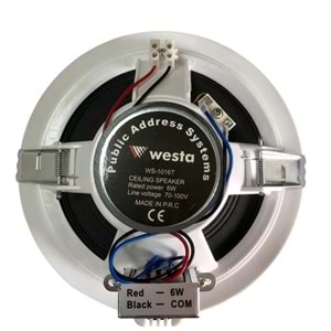 WESTA WS-1016T 16CM TRAFOLU ASMA TAVAN HOPARLÖR - BEYAZ