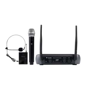 WESTA WM-102HT 1Receiver + 1Handheld Mic. + 1Lavalier Mikrofon Set