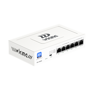 Wİ-TEK WIKING WK-PS206 4 PORT MEGABİT+ 2 PORT MEGABİT UPLİNK POE SWİTCH 4P2U