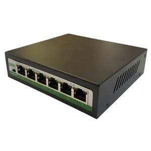 GABBLE GAB-P-42MM 100MBPS 4 PORT POE + 2 PORT 100MBPS UPLİNK POE SWİTCHES