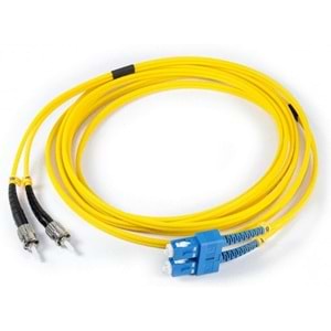 LC/ST PATCHCORD OM3 DX 2.00mm LSZH 10mt