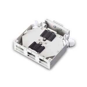 AGER AFPP4-36-0GR-AGER RAY TİPİ 36 CORE FİBER PATCH PANEL 6x SC//DX Couplers RAY TİP (din rail) FİBER PATCH PANEL