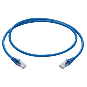 AGER ACPC6-600-LB1-BL CAT6 U-UTP PATCH CORD BLUE (1M)