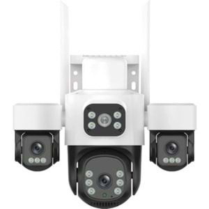 INOX-X113 3+3+3MP 3 LENSLİ WİFİ PTZ KAMERA