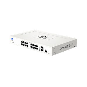Wİ-TEK WIKING WK-PS219GF 16FE PoE + 2GE Uplink + 1GE SFP Port 190W PoE Switch 16P2U1S