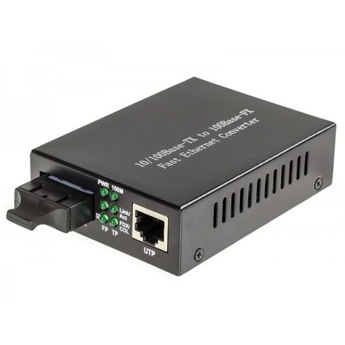 S-GUARD-0102 10/100M MEDİA CONVERTER SM/SC DX 20KM