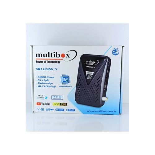 MULTİBOX MB-2065 S USB/WİFİ UYUMLU HD UYDU ALICISI