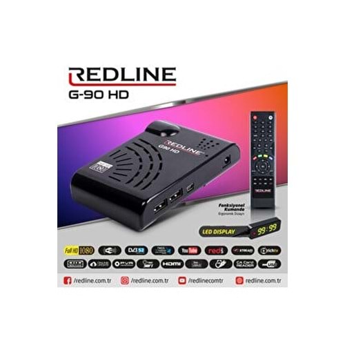 REDLİNE G90HD ETHERNET/UYDU/HDMI UYDU ALICI