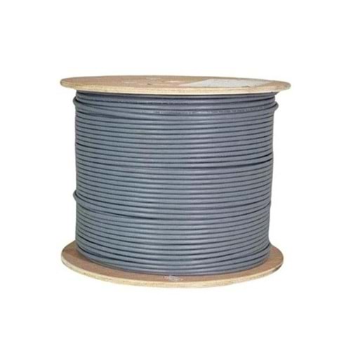 ARMAĞAN CAT6 U/UTP 23AWG FULL BAKIR SOLID LSZH NETWORK KABLO (500M) - GRİ