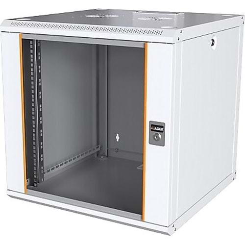 AGER 12U 600X600 MONTAJLI AGENA SERISI DUVAR TIPI KABINET (ON CITALI CAM/C- B1 BEYAZ)