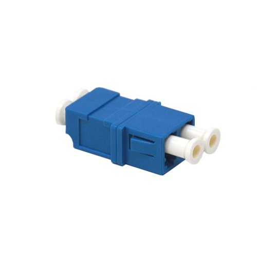 ADAPTER-LC/UPC WİTH FLANGE DUBLEX SM BLUE TWO PİE COUPLER