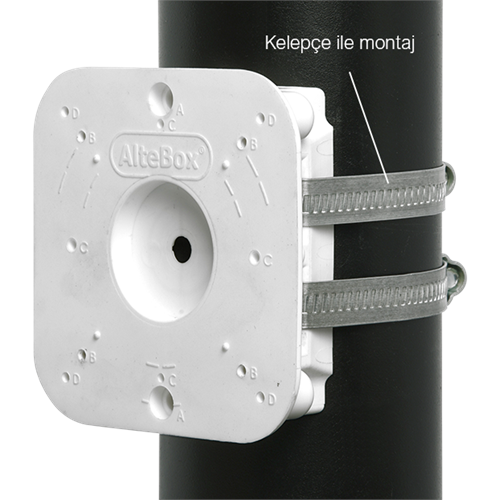ALTEBOX-BRACKET DİREK MONTAJ APARATI AB-7009 (KELEPÇE HARİÇTİR.)