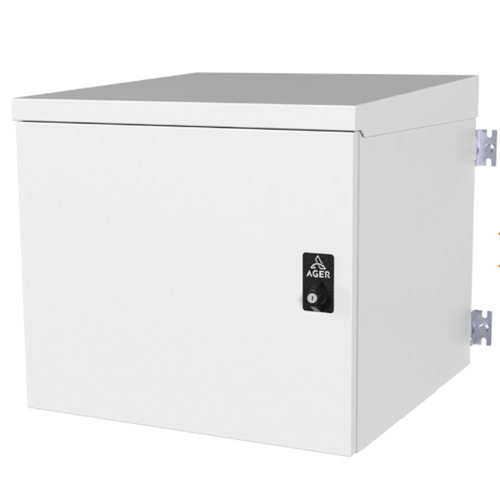 AGER 7U 600X600 AG-OB07U6060B2-D-A-M1-07U6060 OUTDOOR MONTAJLI BASIC DUVAR TIPI KABINET (ON METAL KAPAK KELEBEK KILITLI /D- B2 7035 DIS ORTAM)