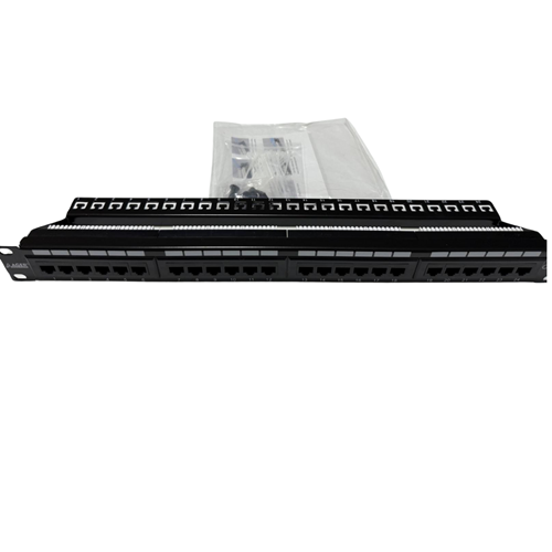 AGER AC-611-24E 1U 24 PORT CAT6 PATCH PANEL DOLU