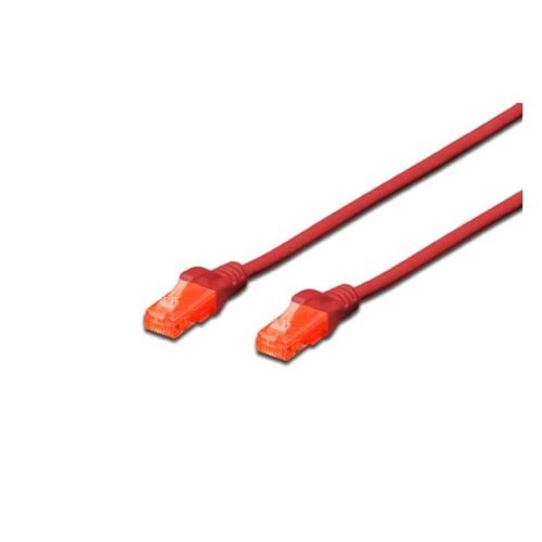 AGER AC-602-020R CAT6 PATCH CORD RED 2mt