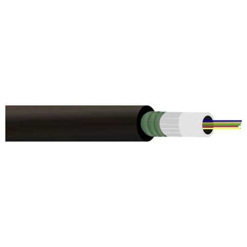 AGER AF-200-24-OS 24 CORE UNIT-TUBE OUTDOOR ARMORED SM PE FİBER KABLO (SİYAH)