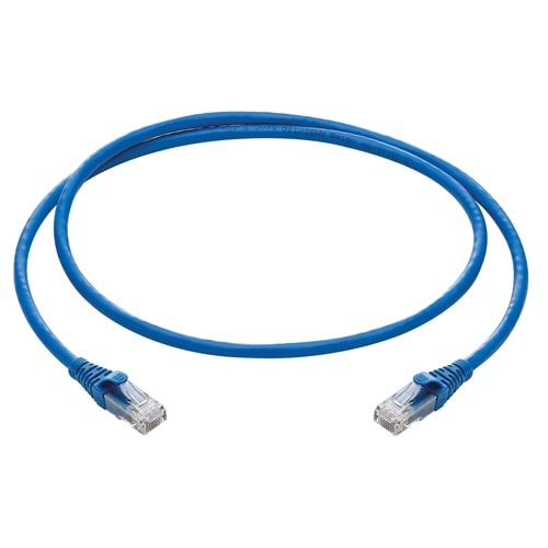 AGER ACPC6-600-LB1-BL CAT6 U-UTP PATCH CORD BLUE (1M)