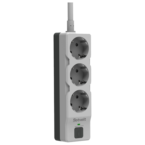 DOTVOLT SURGE HUNTER 3-3'Lİ AKIM KORUMA PRİZİ-1.5 MT. KABLOLU-1050J