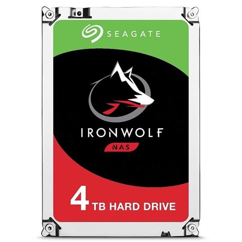 4TB SEAGATE IRONWOLF 256MB SATA3 180TB/Y NAS (ST4000VN006)