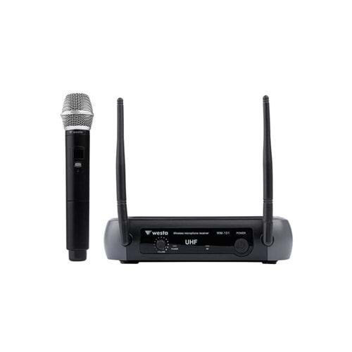 WESTA WM-101H 1 Receiver+ 1 Handheld Mikrofon Seti
