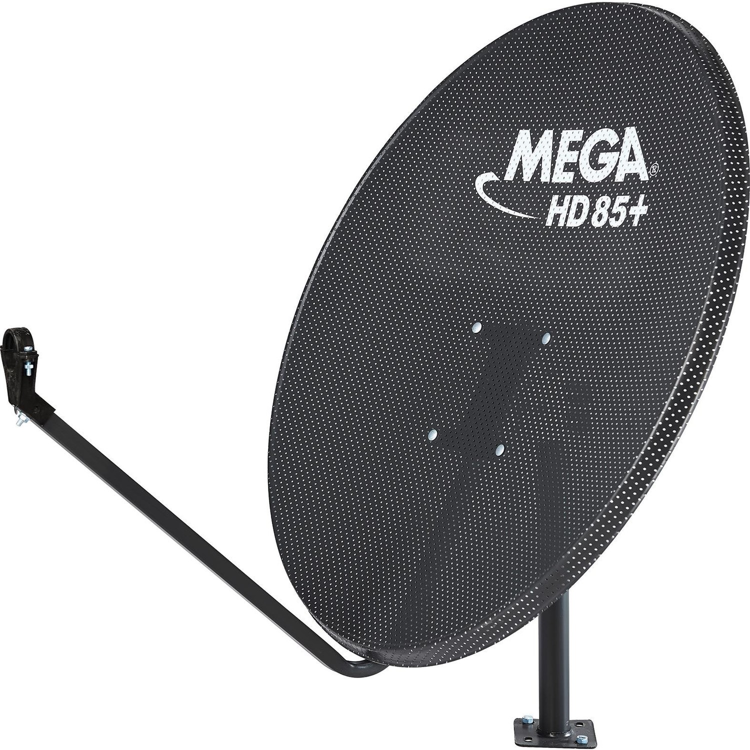 DELİKLİ ÇANAK ANTEN 85CM SİYAH MEGA