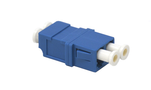 ADAPTER-LC/UPC WİTH FLANGE DUBLEX SM BLUE TWO PİE COUPLER