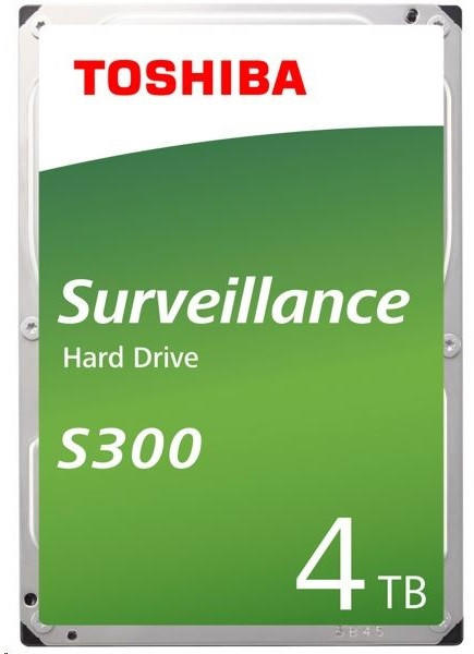 4TB TOSHIBA Surveillance S300 3.5" 5400RPM GÜVENLİK HDD