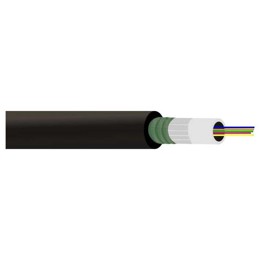 AGER AF-200-24-OS 24 CORE UNIT-TUBE OUTDOOR ARMORED SM PE FİBER KABLO (SİYAH)
