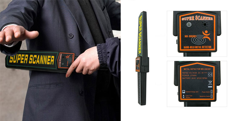 SUPER SCANNER EL TİPİ METAL ALGILAMA DEDEKTÖRÜ ÜST ARAMA
