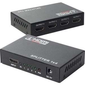 HDMI SPLITTER 1X4 1080P 3D VER 1.4