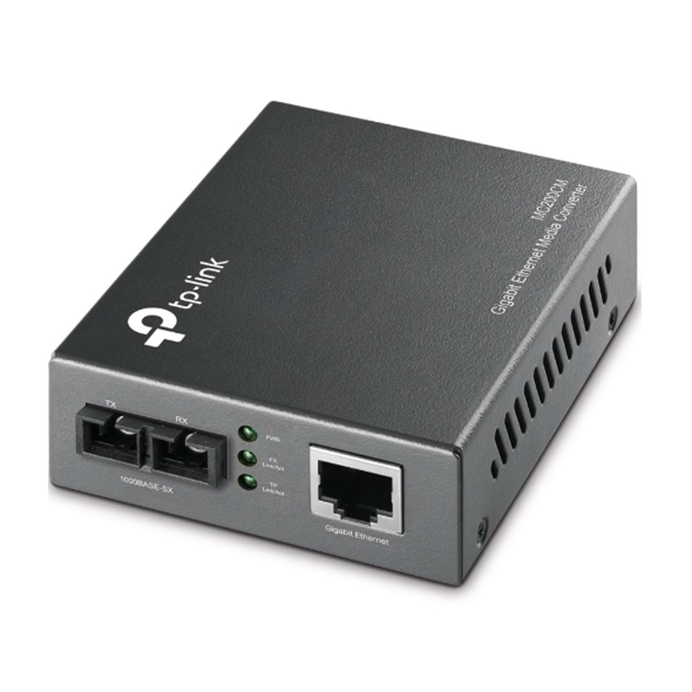 TP-LİNK MC200CM(UN) Gigabit Multi-Mode MEDİA CONVERTER