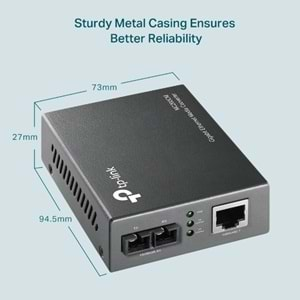 TP-LİNK MC200CM(UN) Gigabit Multi-Mode MEDİA CONVERTER